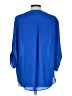 Chaus 100% Polyester Blue 3/4 Sleeve Blouse Size L - photo 2