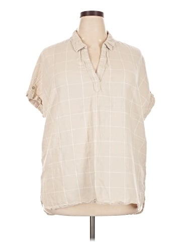 Tahari Short Sleeve Blouse (view 1)