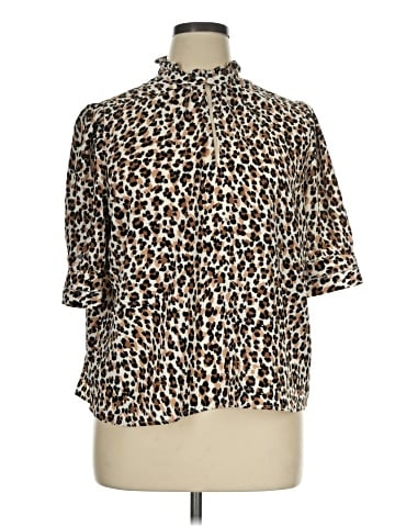 Ann Taylor Factory 3/4 Sleeve Blouse (view 1)
