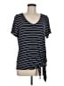 Matty M Black Short Sleeve Top Size M - photo 1