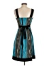 Raya Sun Stripes Teal Cocktail Dress Size S - photo 2
