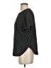 Anne Klein 100% Polyester Polka Dots Black Short Sleeve Top Size S - photo 5