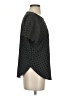 Anne Klein 100% Polyester Polka Dots Black Short Sleeve Top Size S - photo 4