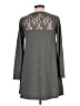 No Comment Solid Gray Casual Dress Size L - photo 2