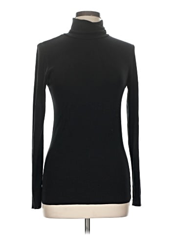 Joan Vass Long Sleeve Turtleneck (view 1)