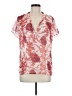 Zara Basic Red Short Sleeve Blouse Size M - photo 1