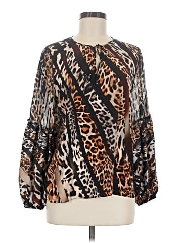 Kobi Halperin Long Sleeve Silk Top (view 1)