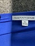 Notations Blue 3/4 Sleeve Blouse Size XL - photo 7