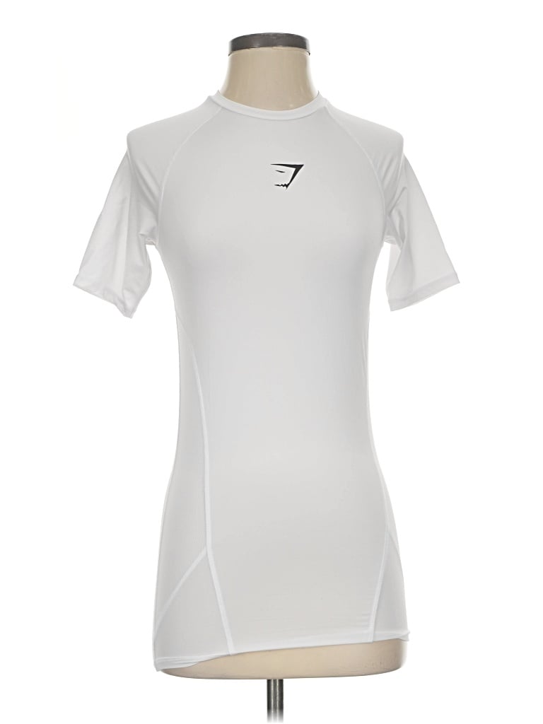 Pre-owned Gymshark Short Sleeve T-shirt In Silver