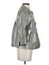 Robert Louis 100% Linen Metallic Silver Jacket Size S - photo 4