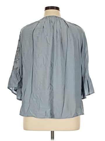 Democracy 3/4 Sleeve Blouse (view 2)