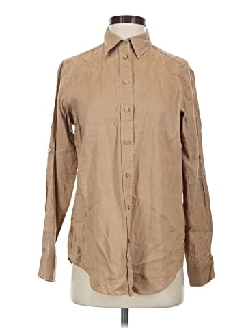 Lauren by Ralph Lauren Long Sleeve Button-Down Shirt (view 1)