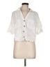 Zara Ivory Short Sleeve Blouse Size M - photo 1
