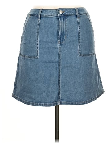 Marc New York Denim Skirt (view 1)