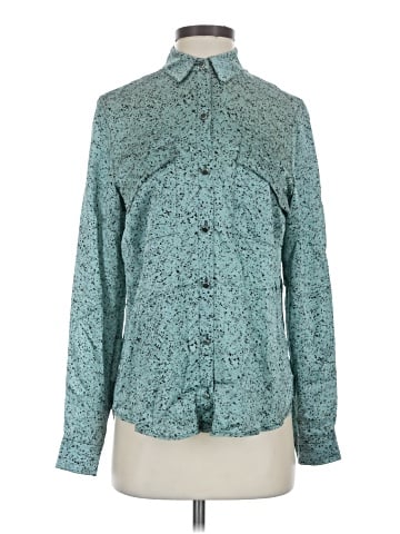 Robert Rodriguez Long Sleeve Silk Top (view 1)