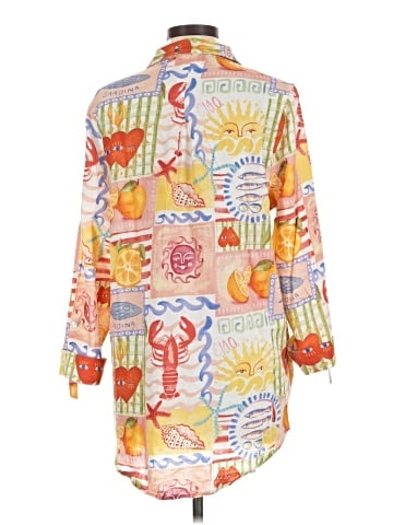 Calypso St. Barth 3/4 Sleeve Button-Down Shirt (view 2)