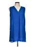 Adrienne Vittadini 100% Polyester Blue Sleeveless Blouse Size L - photo 1