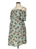 Due Time Maternity Tropical Teal Casual Dress Size XL - photo 1