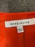 Rose + Olive 100% Polyester Orange Sleeveless Blouse Size L - photo 7