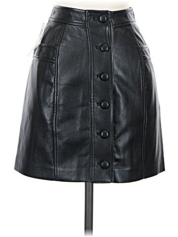 Wilfred Faux Leather Skirt (view 1)