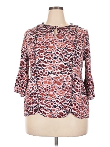 Caslon 3/4 Sleeve Blouse (view 1)