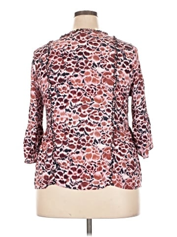 Caslon 3/4 Sleeve Blouse (view 2)
