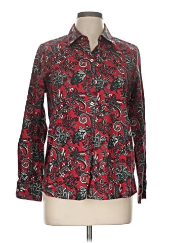 Foxcroft Long Sleeve Blouse (view 1)
