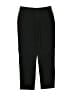 Lands' End Solid Black Casual Pants Size 8 - photo 1