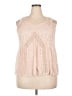Johnny Was 100% Polyester Pink Sleeveless Blouse Size L - photo 1