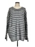 Max Studio Stripes Gray Pullover Sweater Size L - photo 1