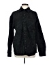 Old Navy 100% Polyester Black Long Sleeve Button-Down Shirt Size XS - photo 1