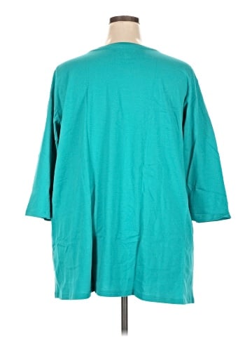 Woman Within 3/4 Sleeve T-Shirt (view 2)