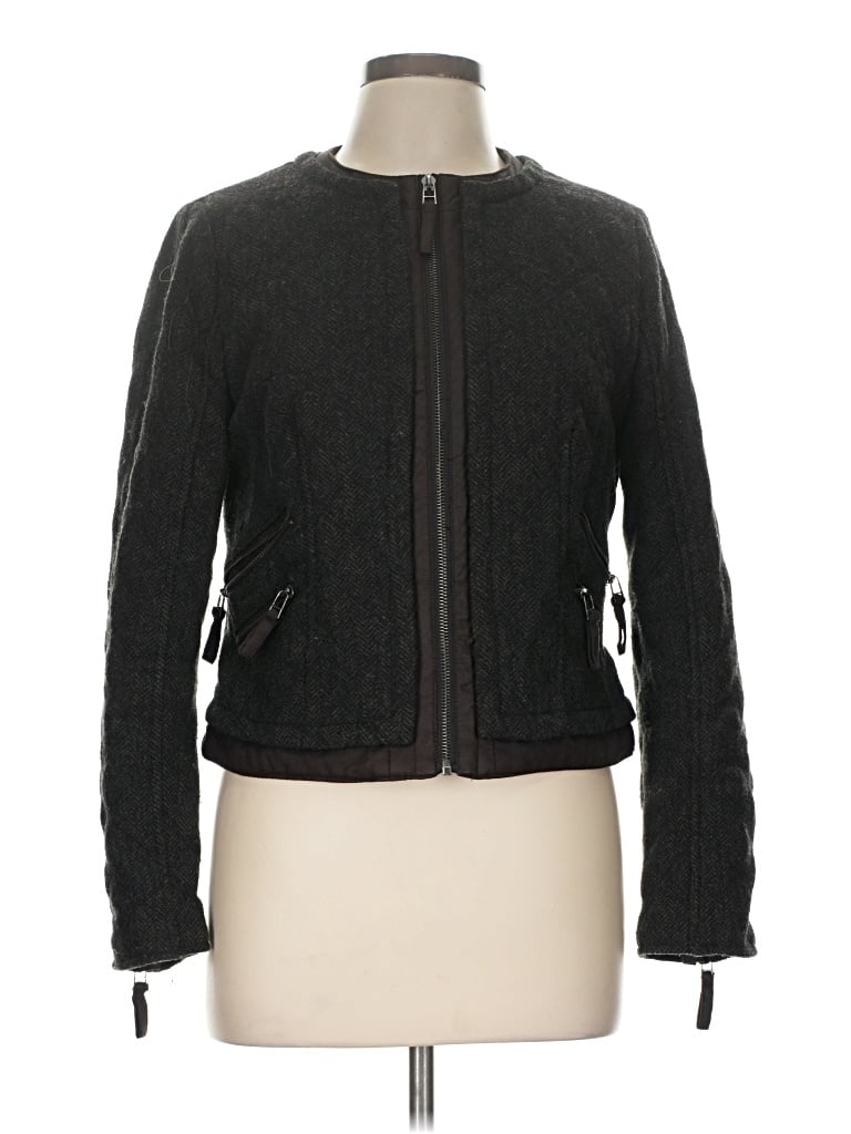 Pre-owned Zara Basic Jacket In Black