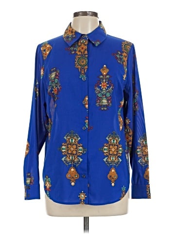 Motto Long Sleeve Blouse (view 1)