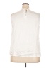 Kasper White Sleeveless Blouse Size 2X - photo 2