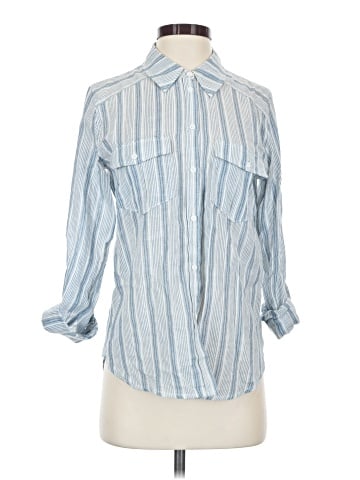 Paige 3/4 Sleeve Button-Down Shirt (view 1)
