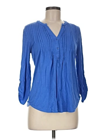 Cable & Gauge 3/4 Sleeve Blouse (view 1)