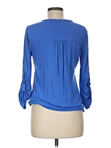 Cable & Gauge 3/4 Sleeve Blouse (view 2)
