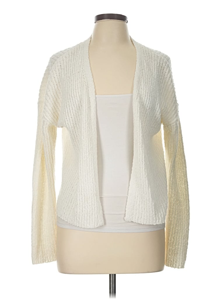 Pre-owned Versona Cardigan Sweater In Ivory