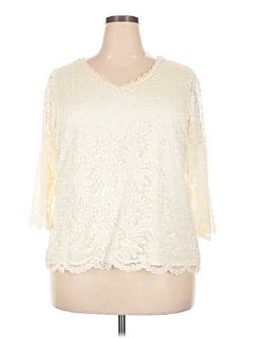 Roz & Ali 3/4 Sleeve Top (view 1)