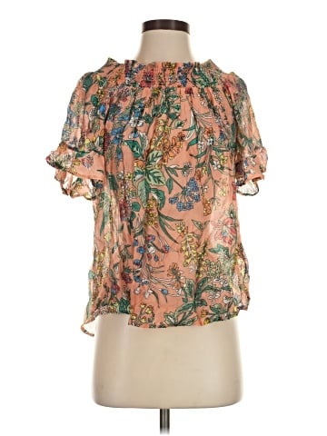 Umgee Short Sleeve Blouse (view 1)