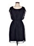 En Focus Studio 100% Polyester Polka Dots Blue Casual Dress Size 12 - photo 1