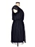 En Focus Studio 100% Polyester Polka Dots Blue Casual Dress Size 12 - photo 4
