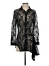 Comfy U.S.A. Black Long Sleeve Blouse Size XS - photo 1