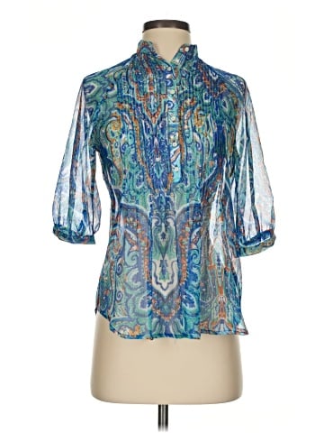Lauren by Ralph Lauren 3/4 Sleeve Blouse (view 1)
