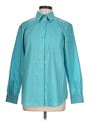 Foxcroft Long Sleeve Button-Down Shirt (view 1)
