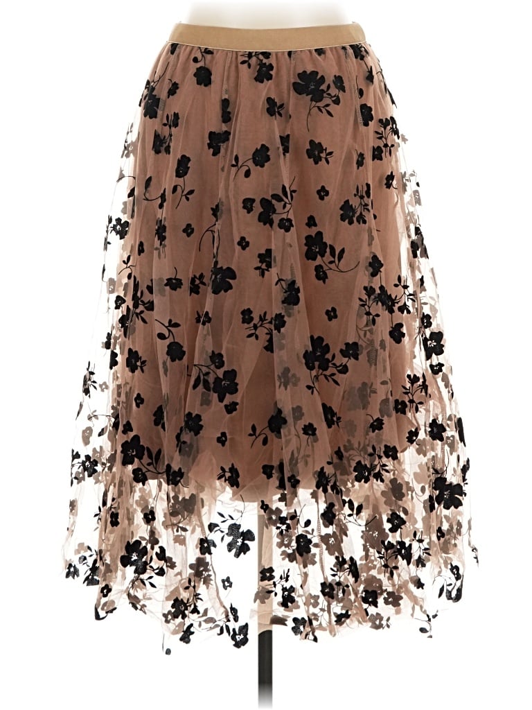 Pre-owned Chicwish Formal Skirt In Brown