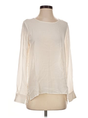 Falcon & Bloom Long Sleeve Silk Top (view 1)