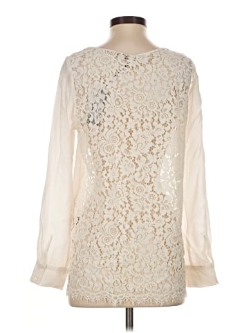 Falcon & Bloom Long Sleeve Silk Top (view 2)