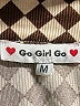 Assorted Brands Houndstooth Brown Long Sleeve Blouse Size M - photo 7